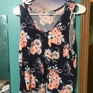 Floral tank top